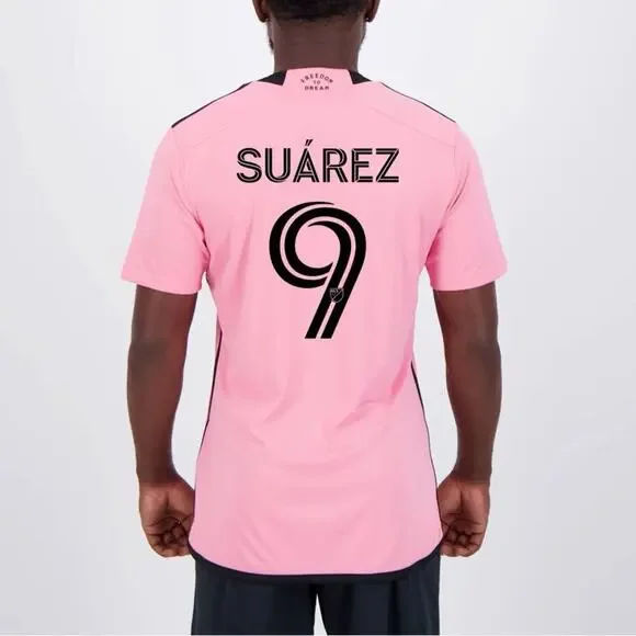 Adidas Inter Miami Home 9 Suárez Jersey MSRP $115 NWT Youth Size M 11-12Y - Picture 2 of 4